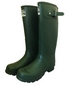 Durable Green Country Wellies by Woodlands