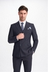 Orson Blue Tweed Slim Fit Three Piece Suit